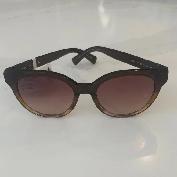 Longchamp Sunglasses 53mm Honey NWT - Picture 6 of 13